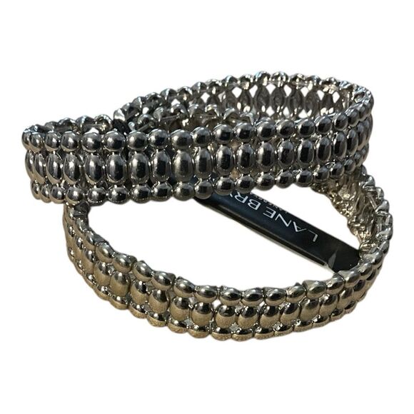 Lane Bryant silver tone stretch bracelet  NWT - Picture 1 of 3